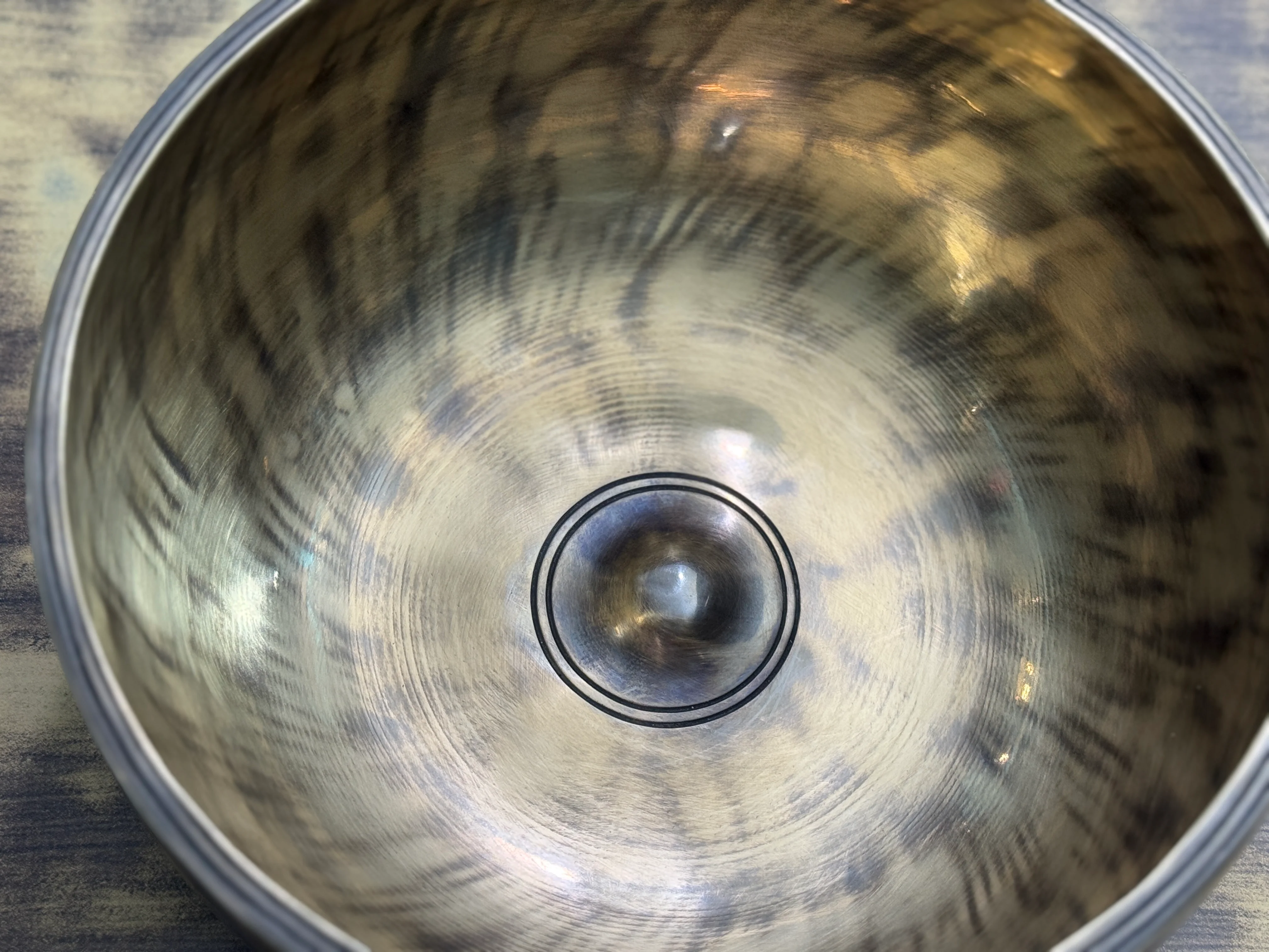 8 Inch Extra Thick Rim Handmade Lingam Bowl I Limited Edition Bowl - Image 2
