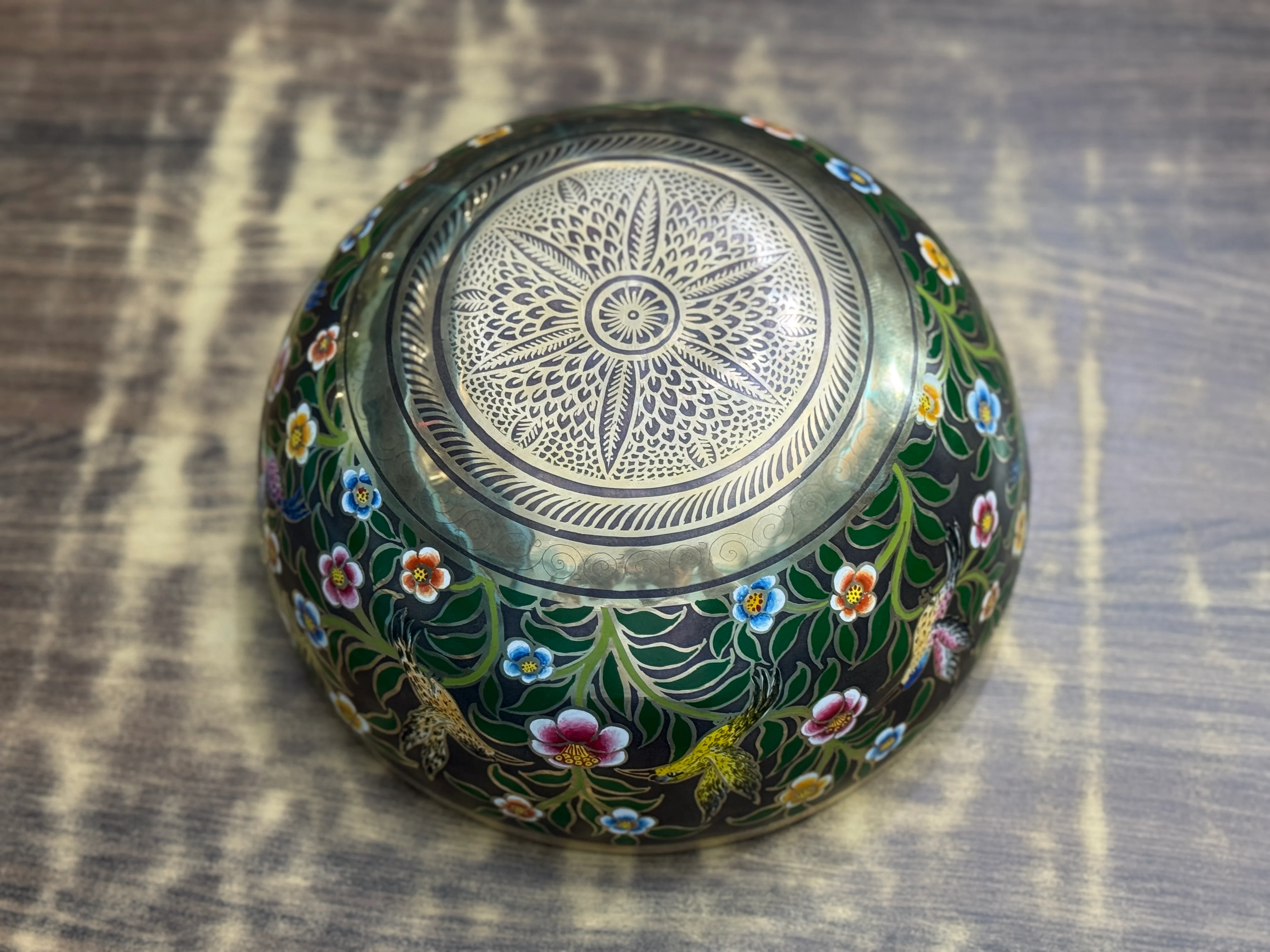 The Hummingbird's Garden. 8.5 Inch Hand-Painted Singing Bowl. Limited Edition Run - Image 36