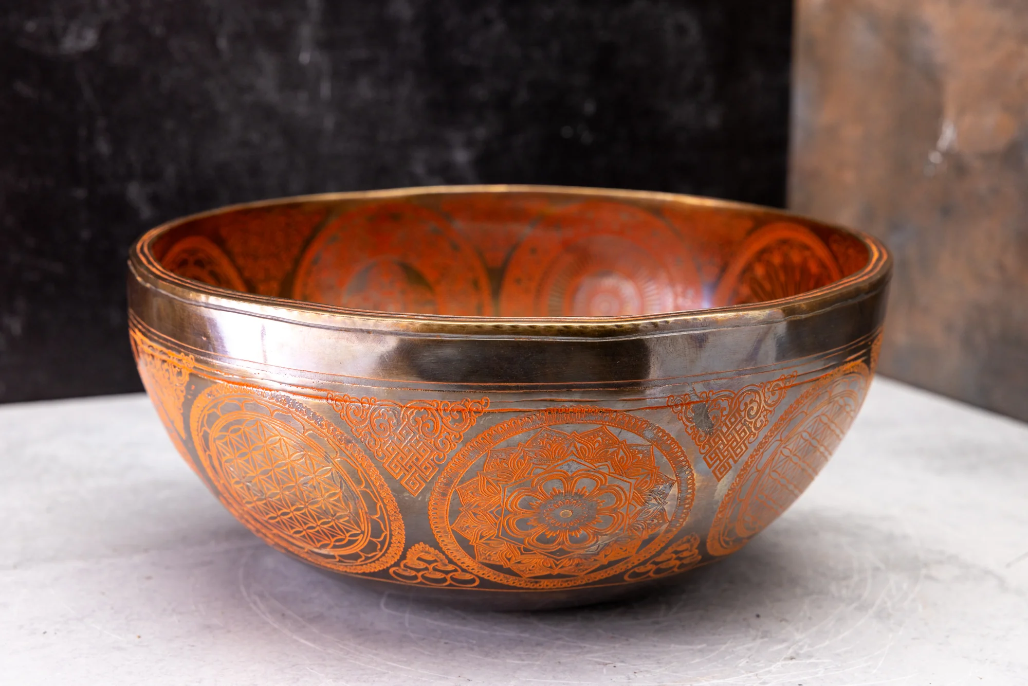 9.75' A Flat Tone 3rd Octave Bronze 0930 - Image 3
