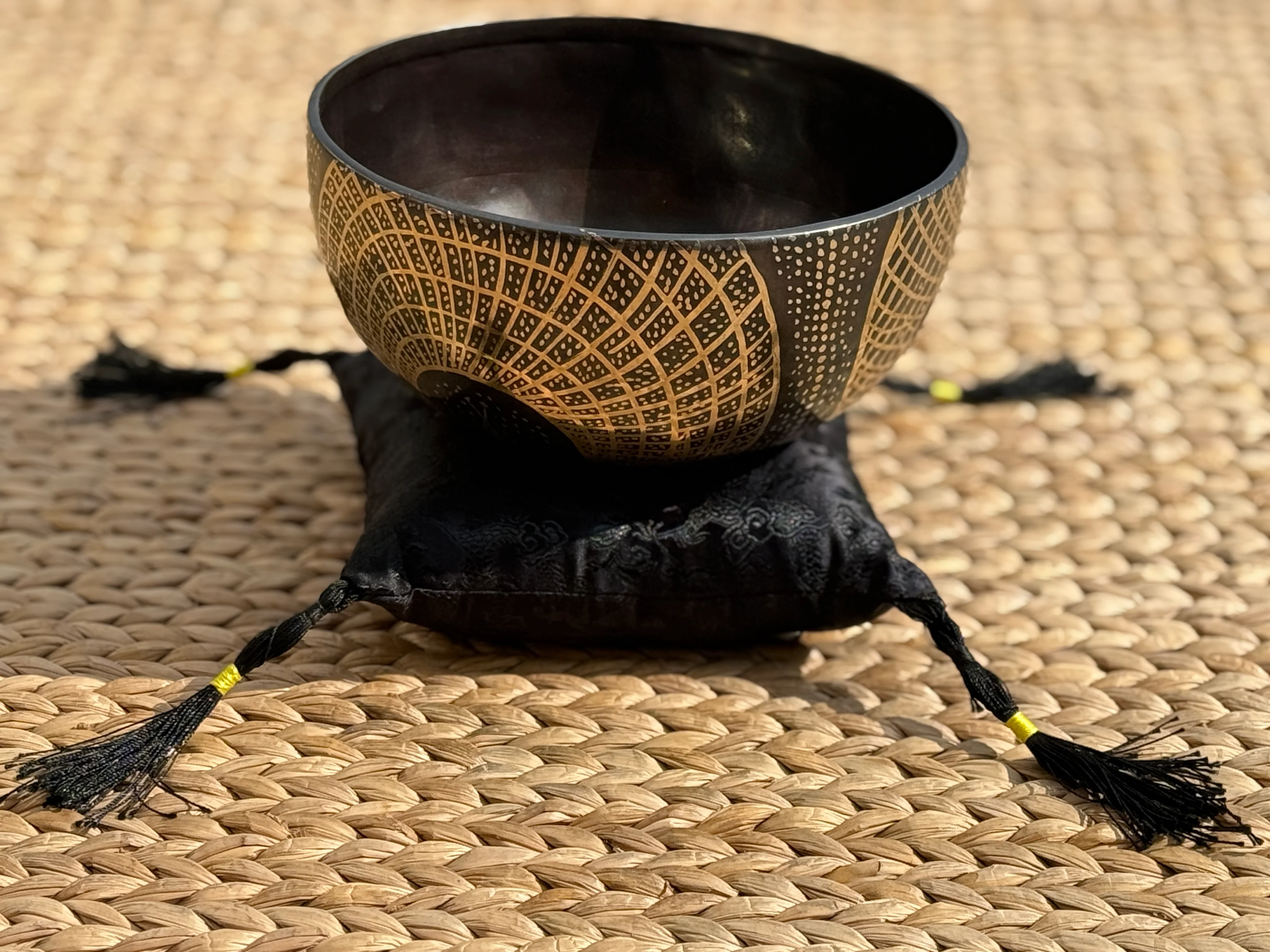 The Aether Bowl: 8 Inch Bell-Bronze Singing Bowl - Image 14