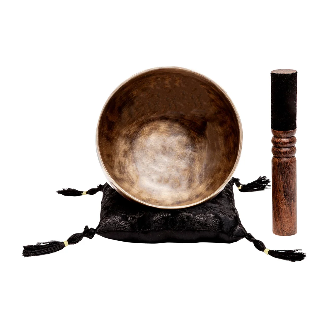 The Galaxy Bundle: Curated Set Of 4 Handmade Singing Bowls From Nepal (14 inch, 12 inch, 9 inch 6 inch) - Image 4