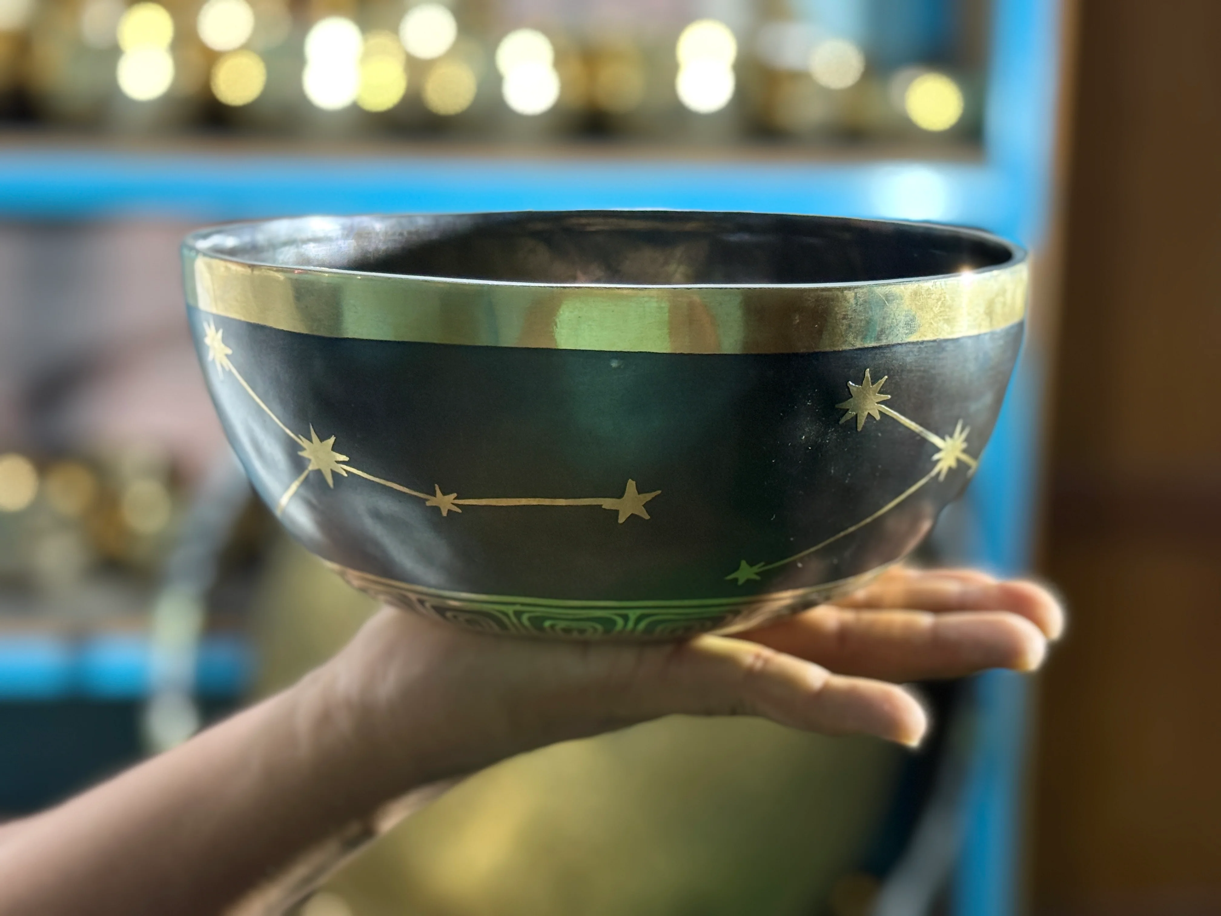 The Cancer Singing Bowl - 9 inch Large | Handmade In Nepal - Image 6