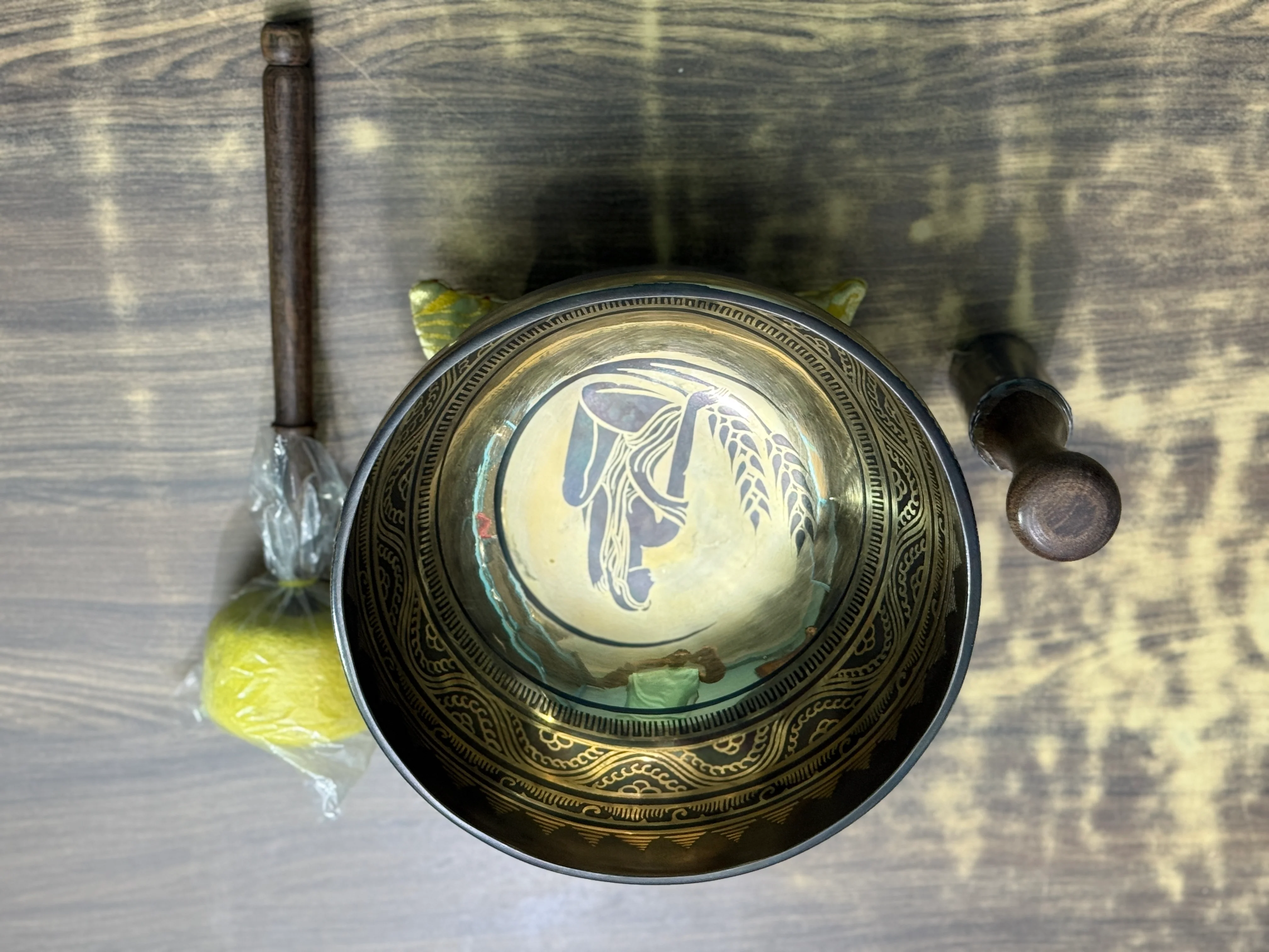 The Virgo Singing Bowl - 9 inch Large | Handmade In Nepal - Image 17