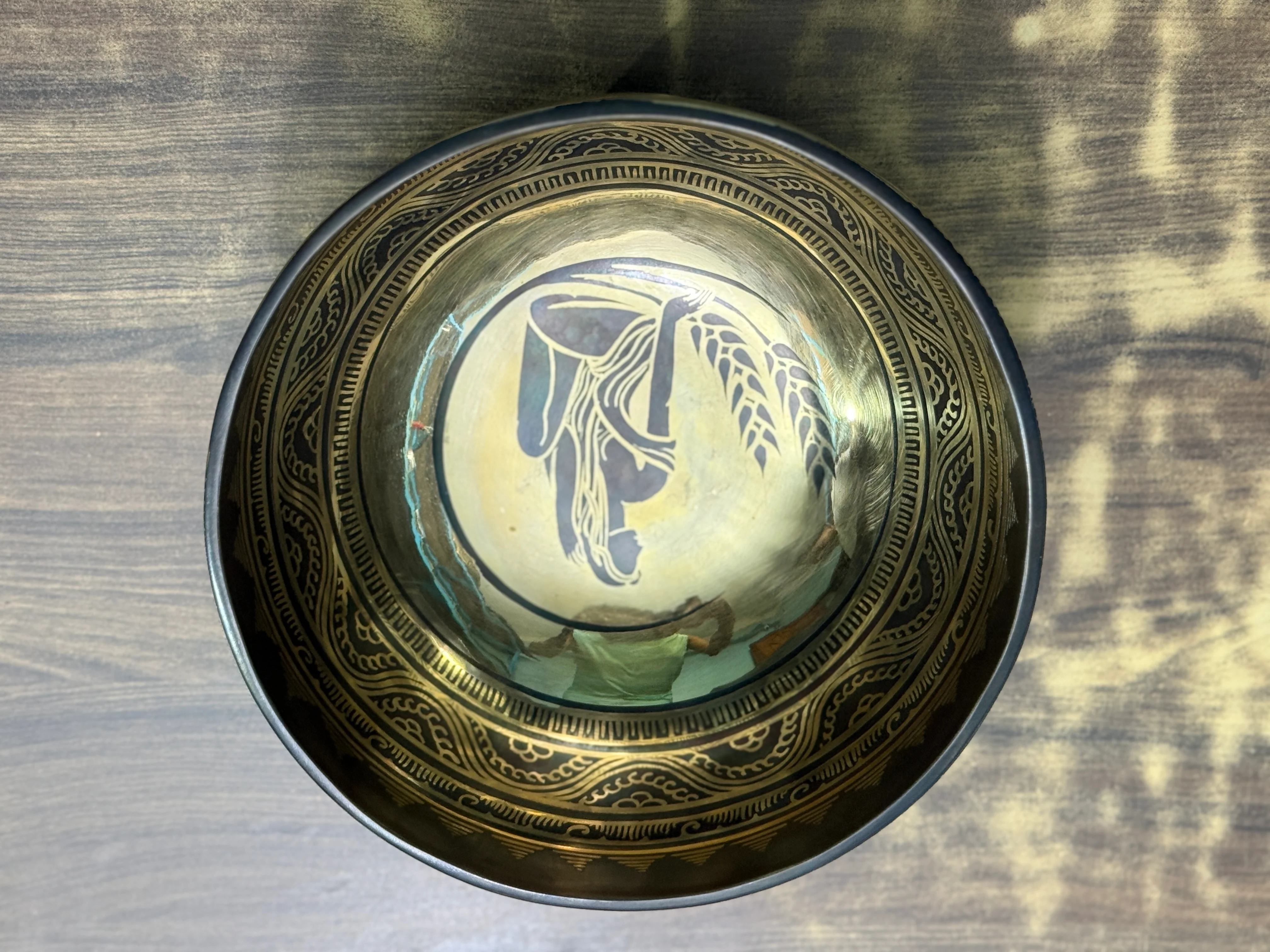 The Virgo Singing Bowl - 9 inch Large | Handmade In Nepal - Image 18