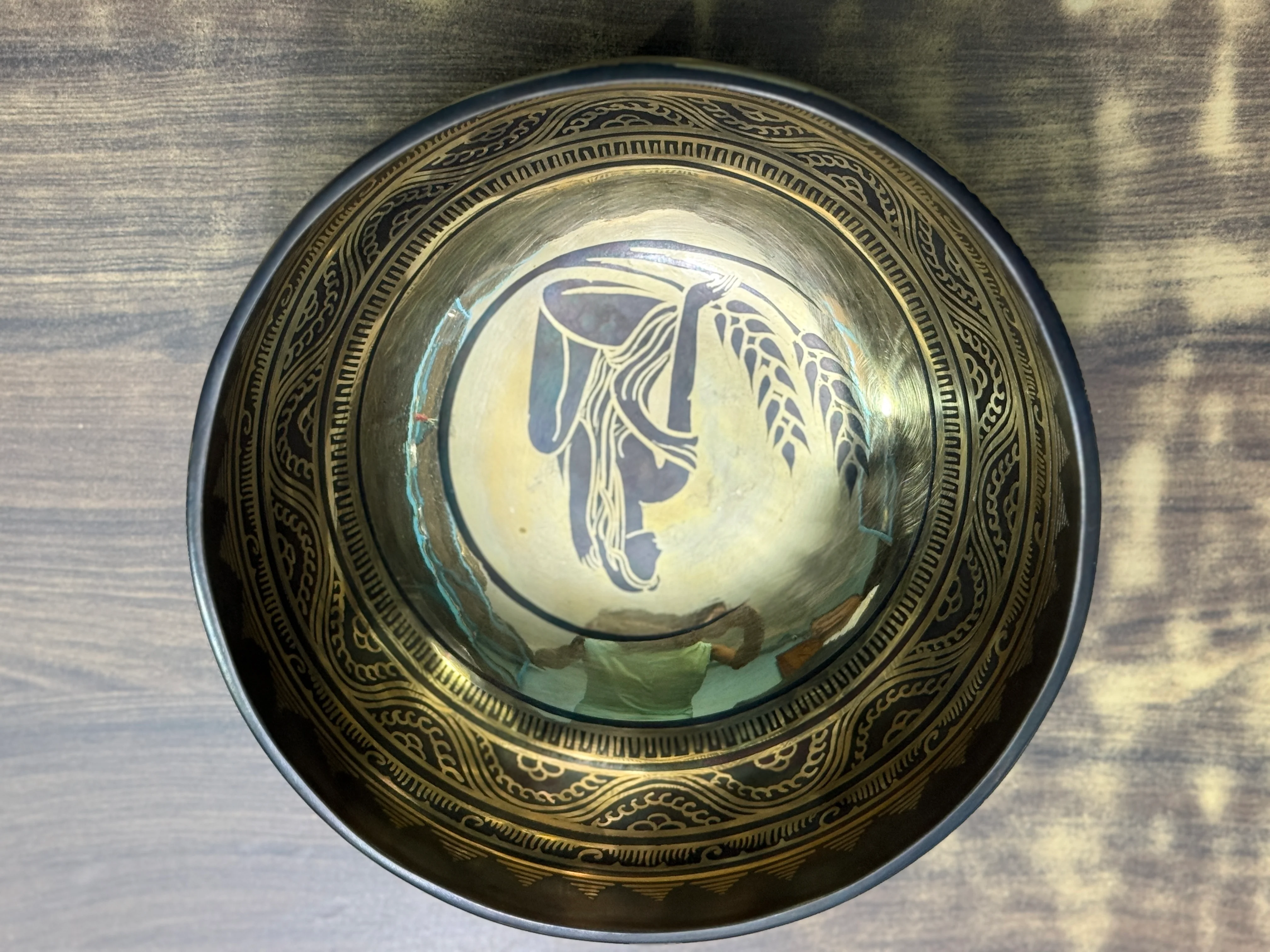 The Virgo Singing Bowl - 9 inch Large | Handmade In Nepal - Image 19
