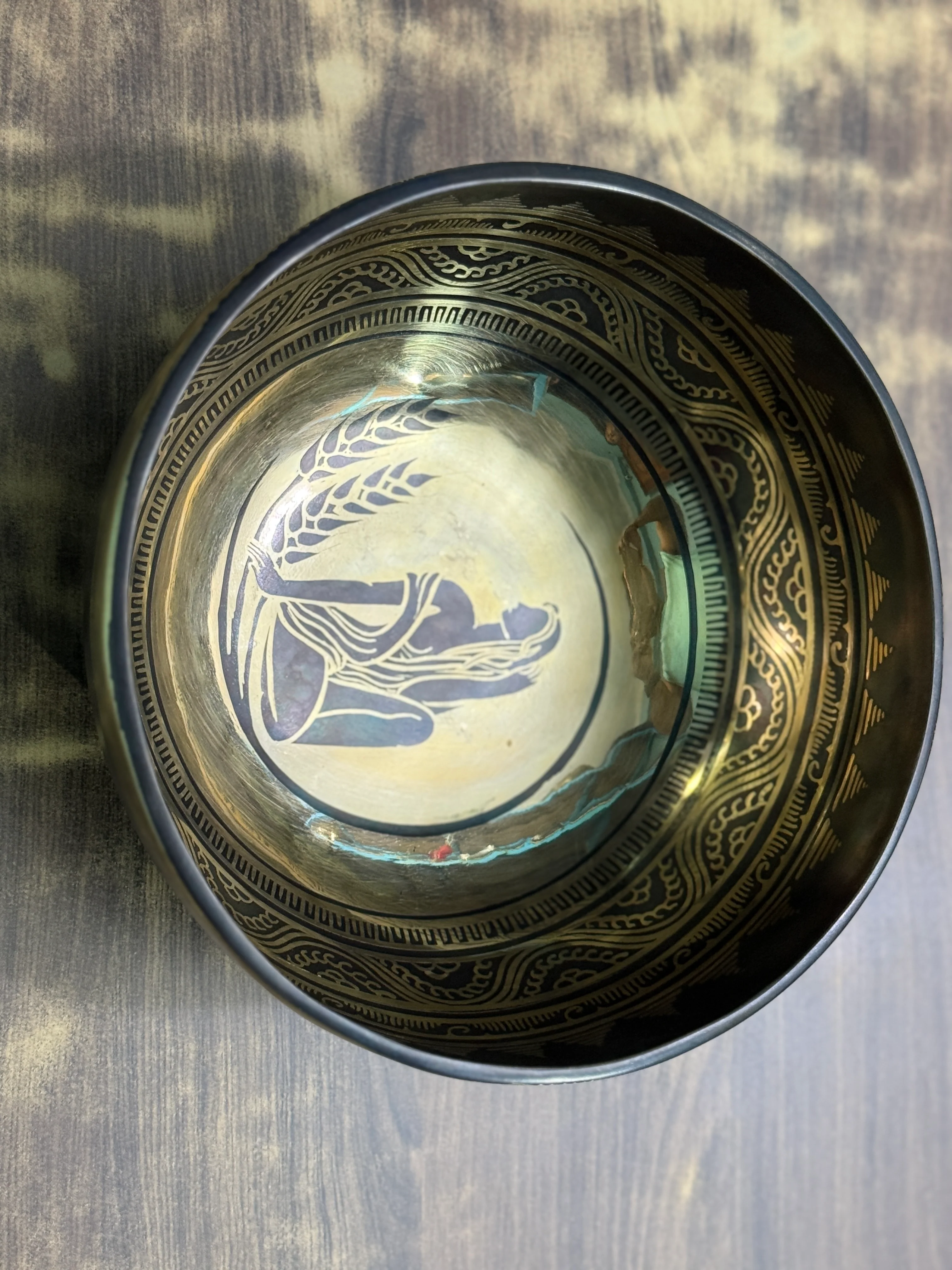 The Virgo Singing Bowl - 9 inch Large | Handmade In Nepal - Image 23