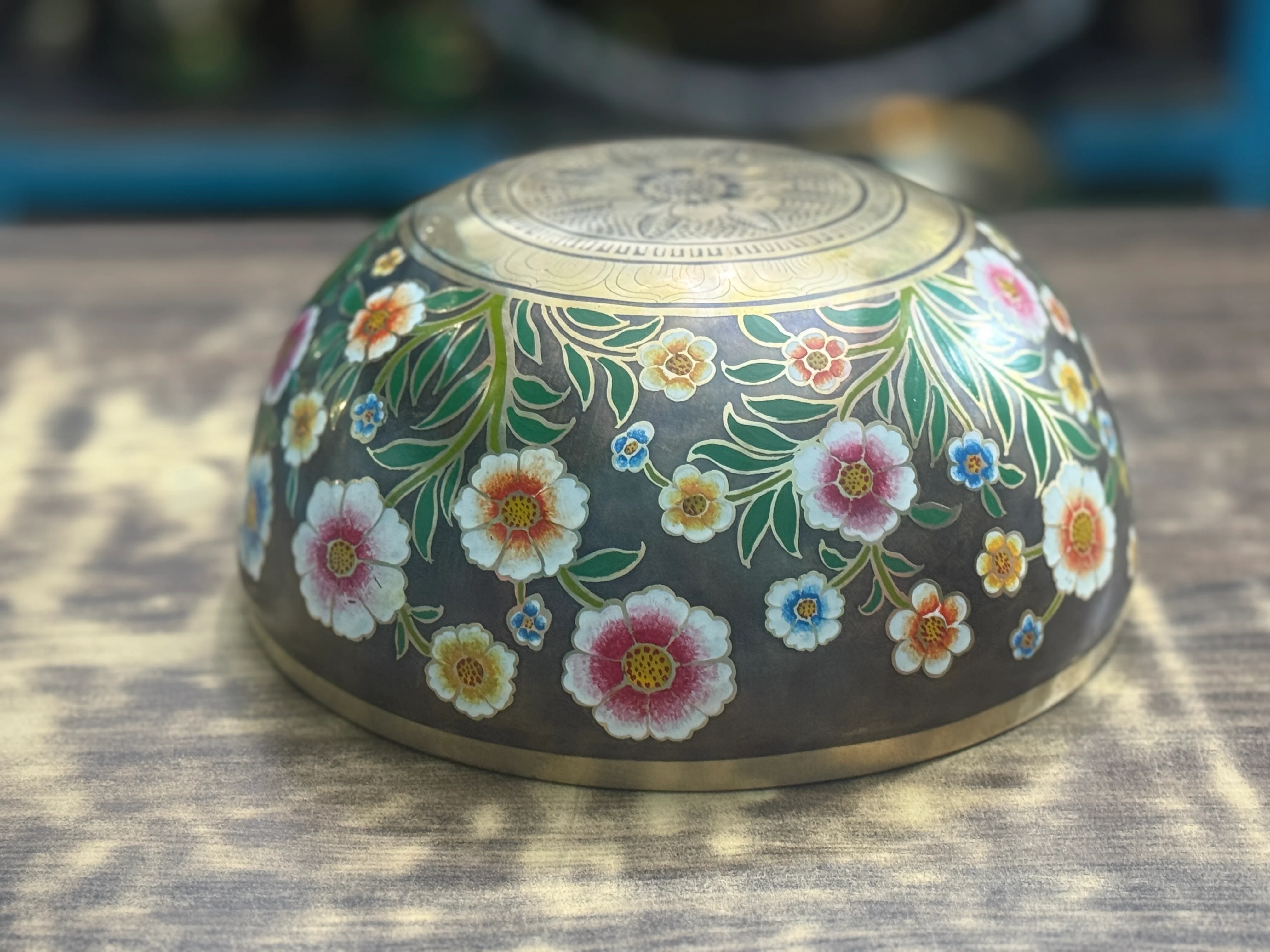 The Meadow Bowl I  9 Inch Hand-Painted Singing Bowl. Limited Edition Run - Image 12