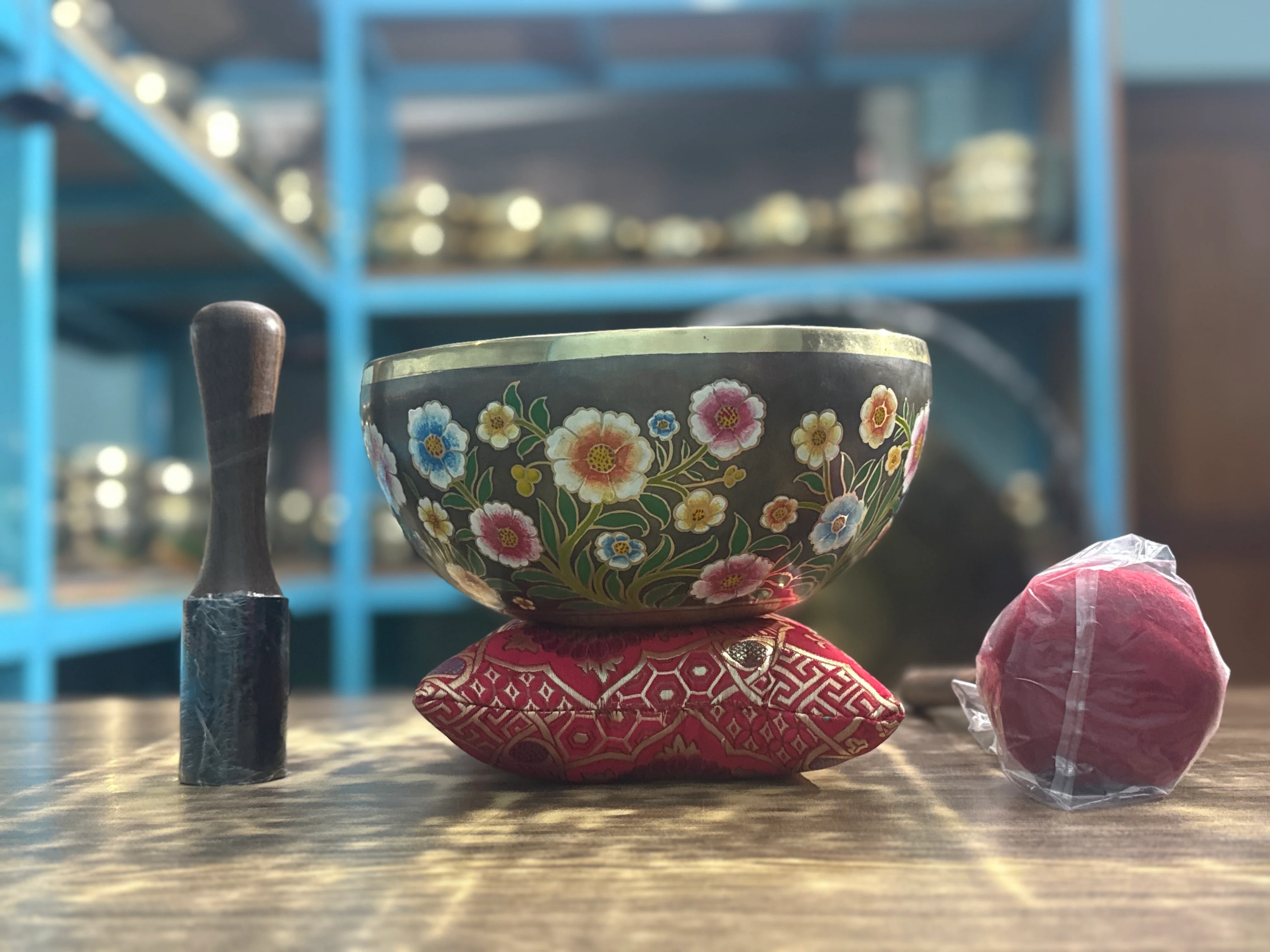 The Meadow Bowl I  9 Inch Hand-Painted Singing Bowl. Limited Edition Run - Image 13
