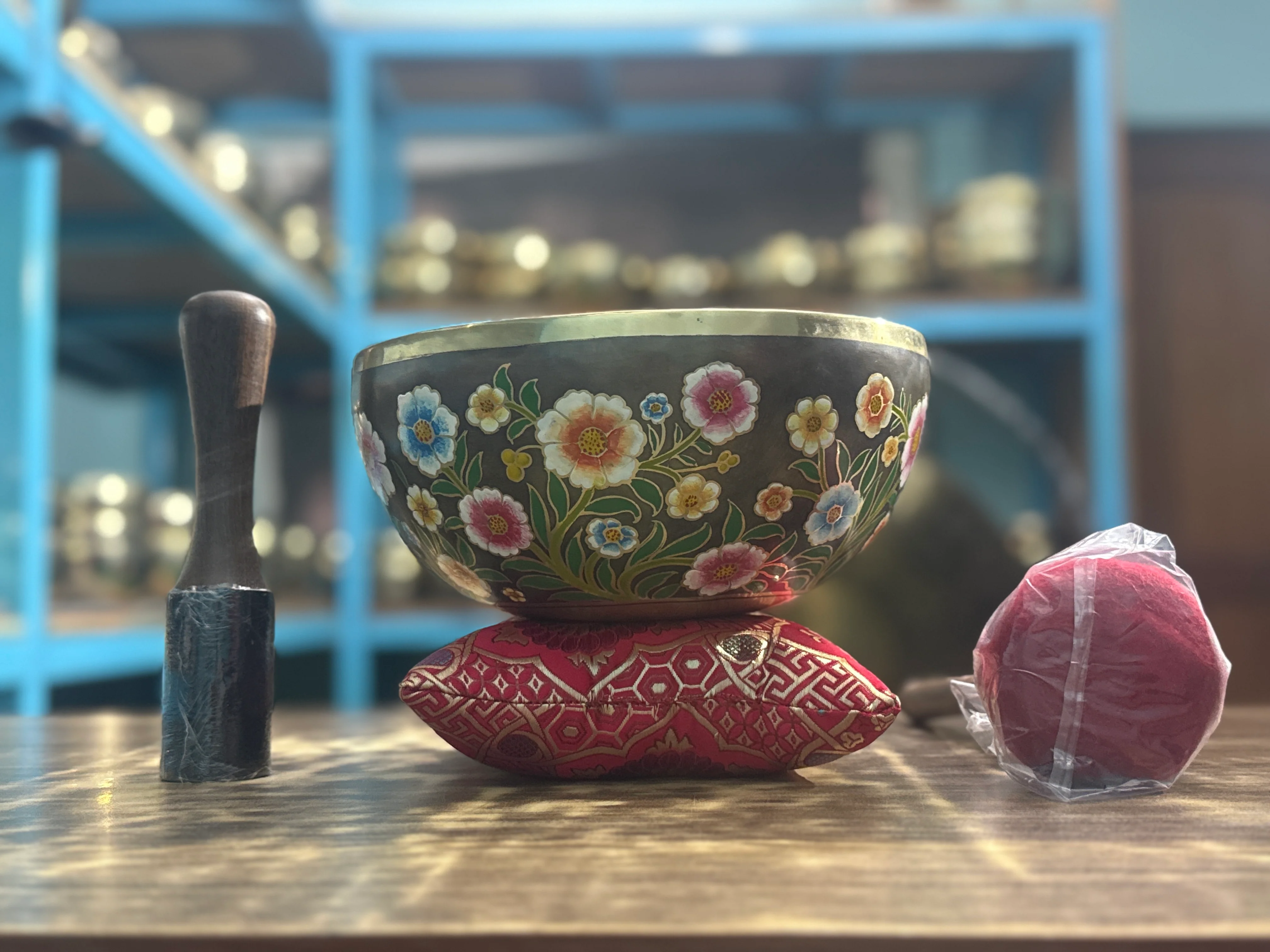 The Meadow Bowl I  9 Inch Hand-Painted Singing Bowl. Limited Edition Run - Image 14