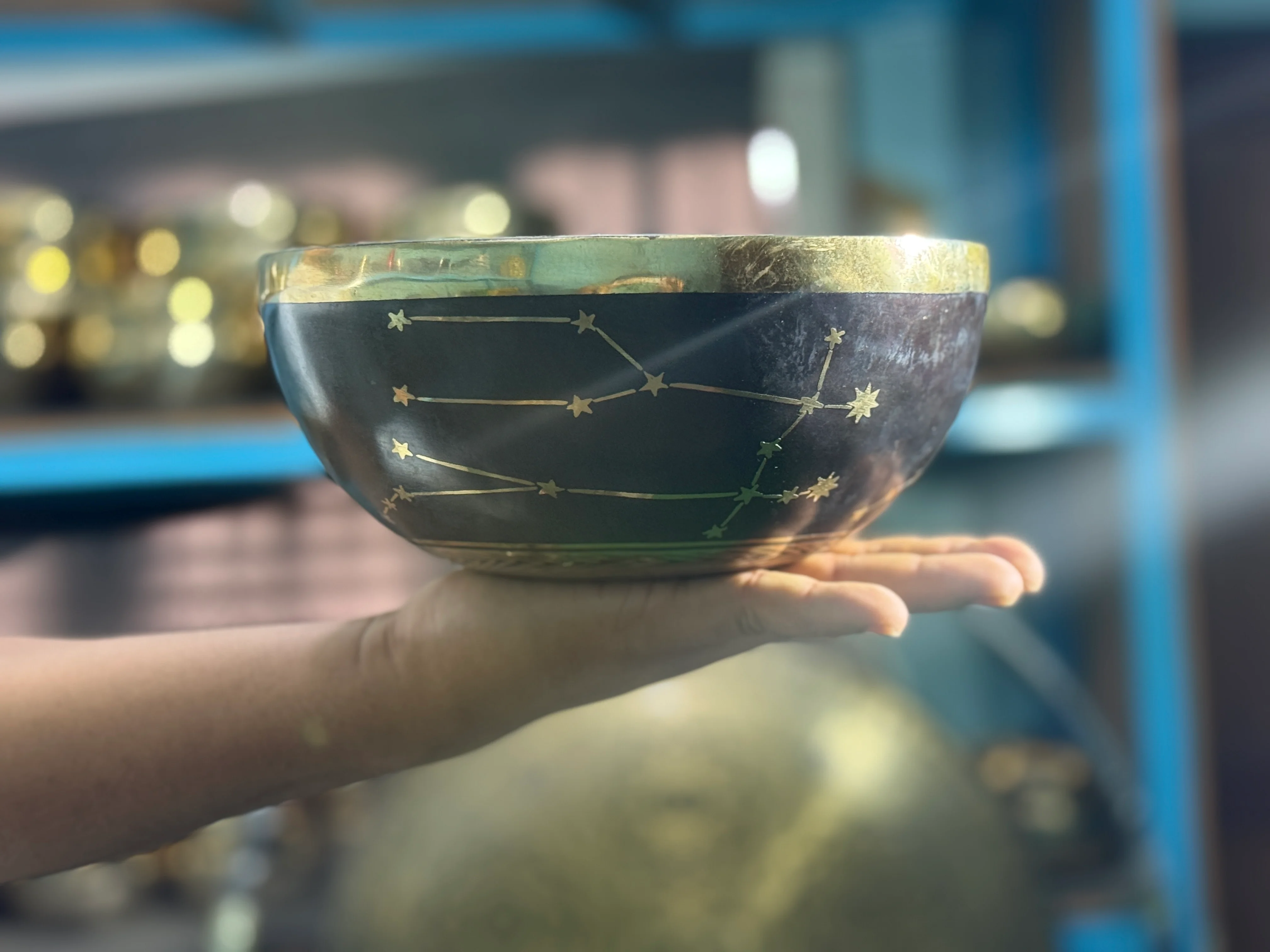 The Gemni Singing Bowl - 9 inch Large | Handmade In Nepal - Image 32