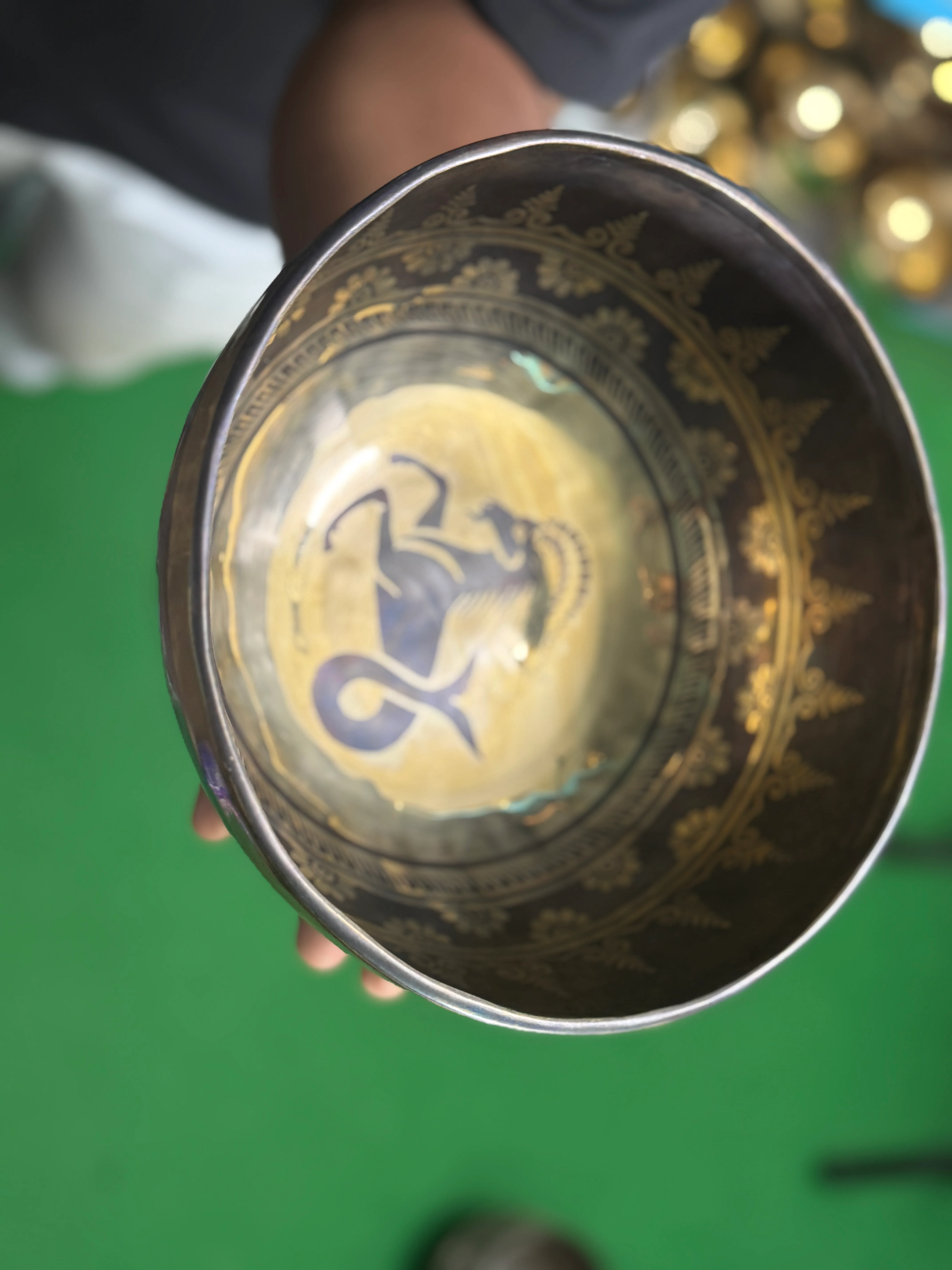 The Capricorn Singing Bowl - 9 inch Large | Handmade In Nepal - Image 21