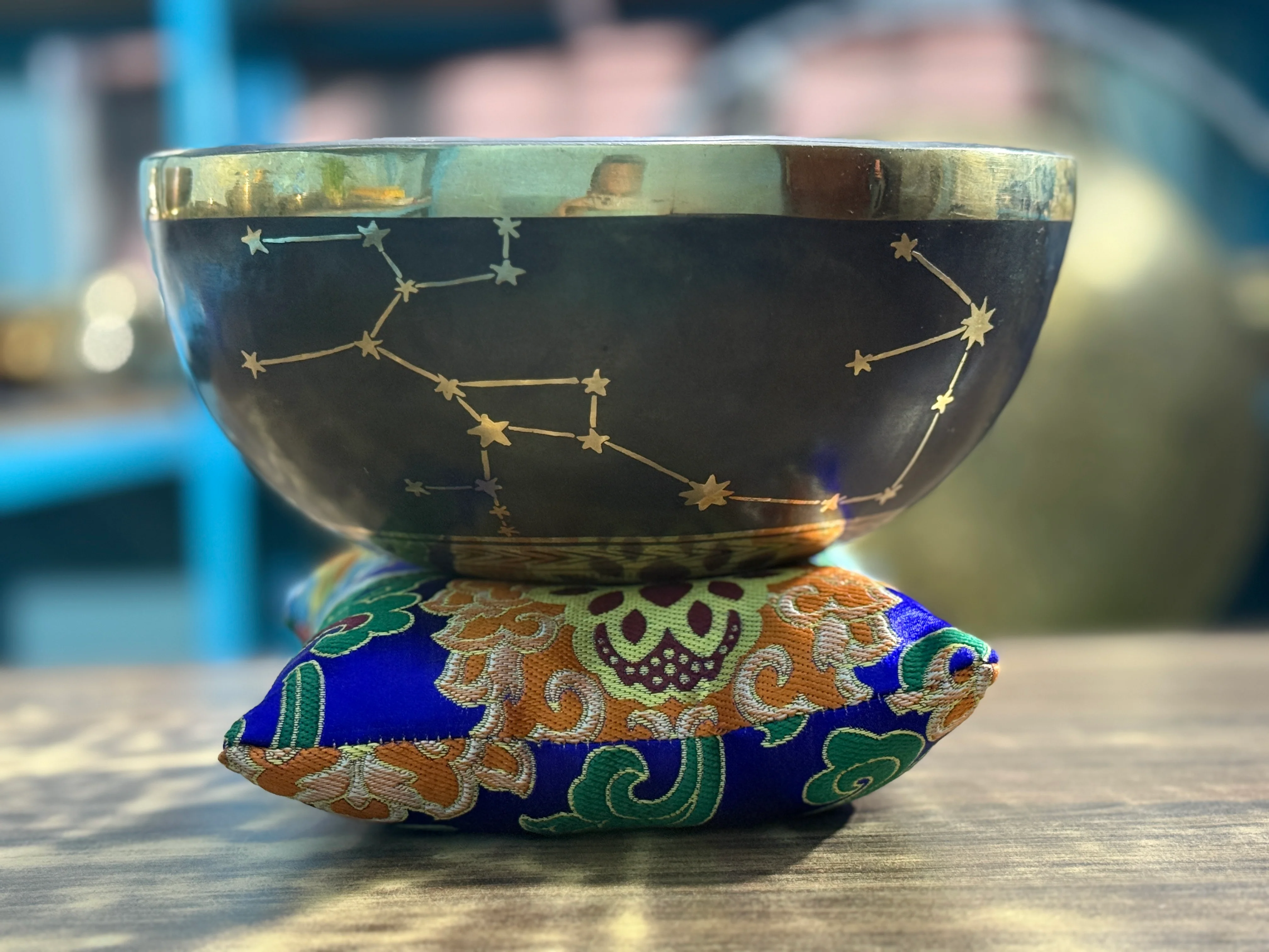 The Sagittarius Singing Bowl - 9 inch Large | Handmade In Nepal - Image 5