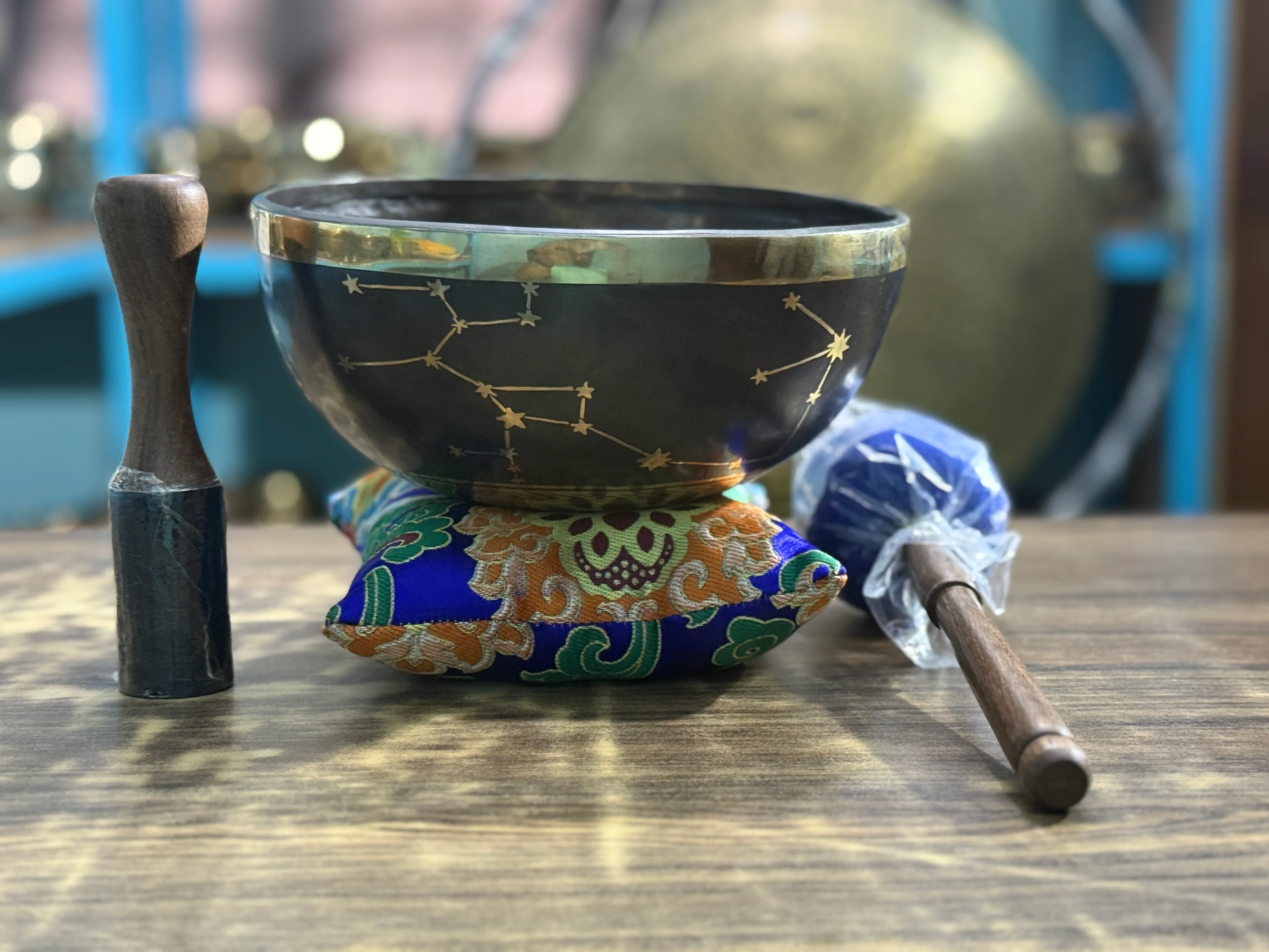 The Sagittarius Singing Bowl - 9 inch Large | Handmade In Nepal - Image 9